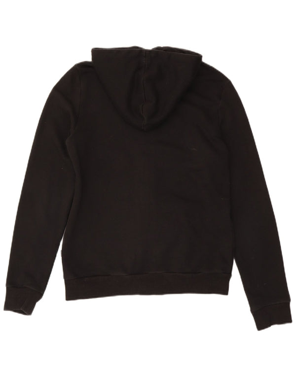 Puma Sudadera con capucha y cremallera gráfica para mujer UK 14 Medium Black