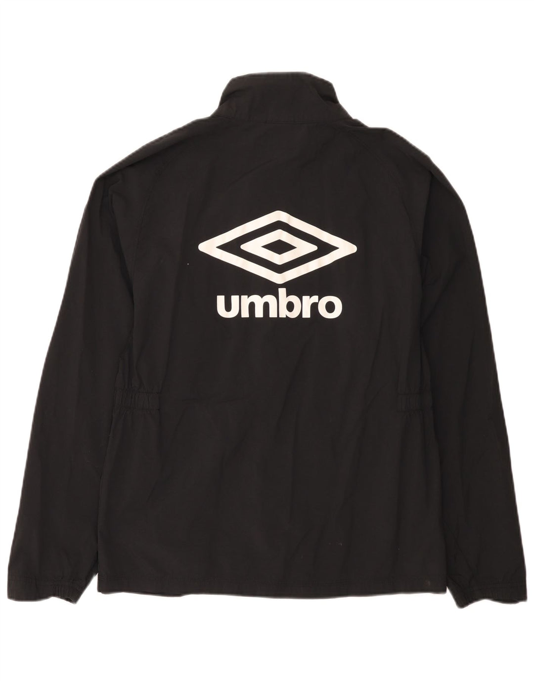 Umbro Chaqueta impermeable gráfica para mujer UK 44 Medium Black Nylon
