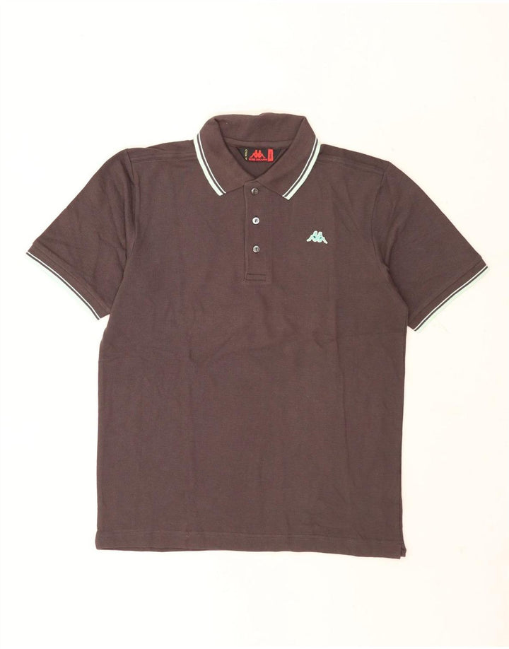 Kappa Polo Hombre Small Marrón Algodón