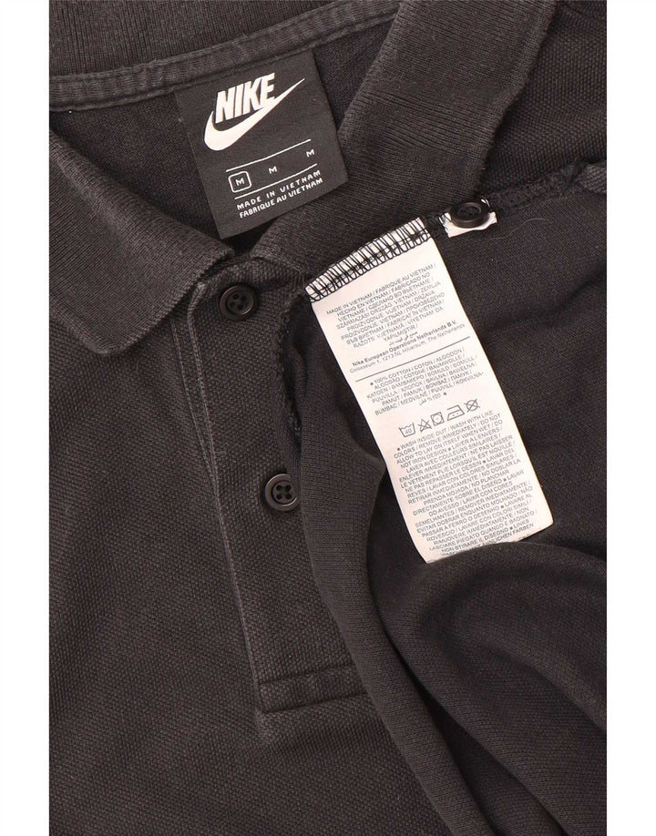 Polo Nike Hombre Algodón Negro Mediano
