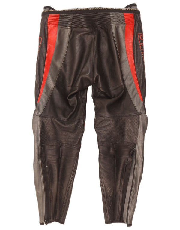 Pantalones Dainese Hombre Moto Racer De Cuero W34 L29 Negro Colorblock