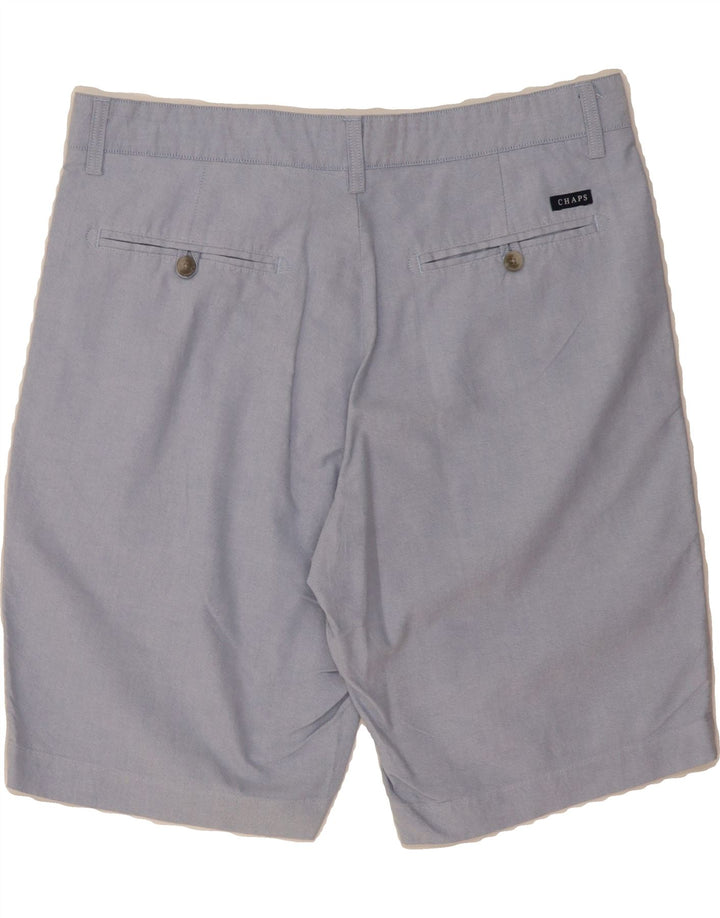 CHAPS Mens Chino Shorts W34 Large  Blue Cotton Vintage Chaps and Second-Hand Chaps from Messina Hembry 