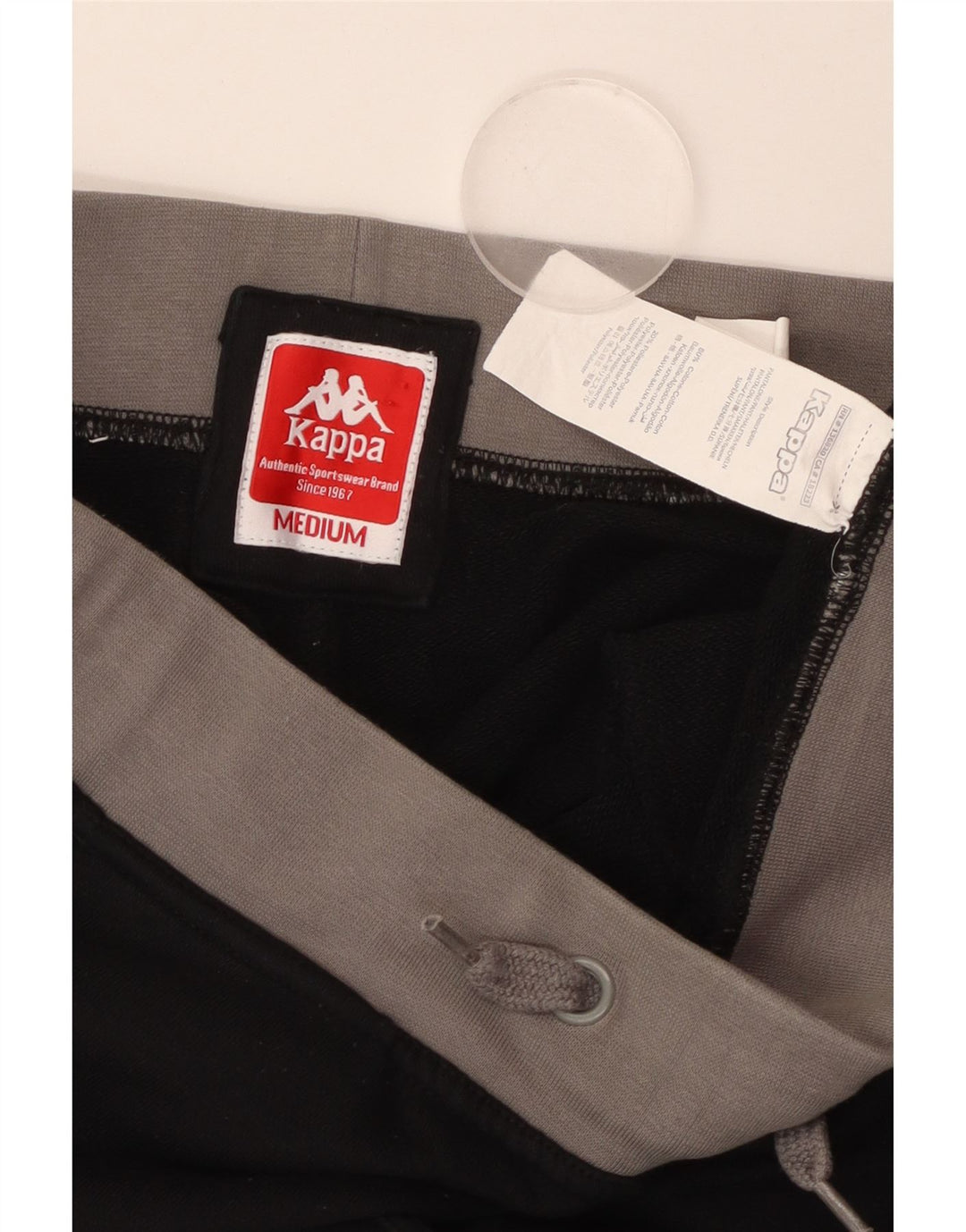 Kappa Pantalones de Chándal para Mujer Joggers UK 44 Mediano Negro Algodón