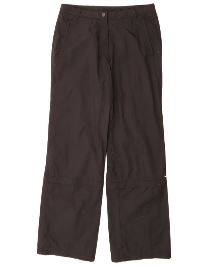 NIKE Pantalones de chándal para mujer UK 44 Mediano Negro Poliéster
