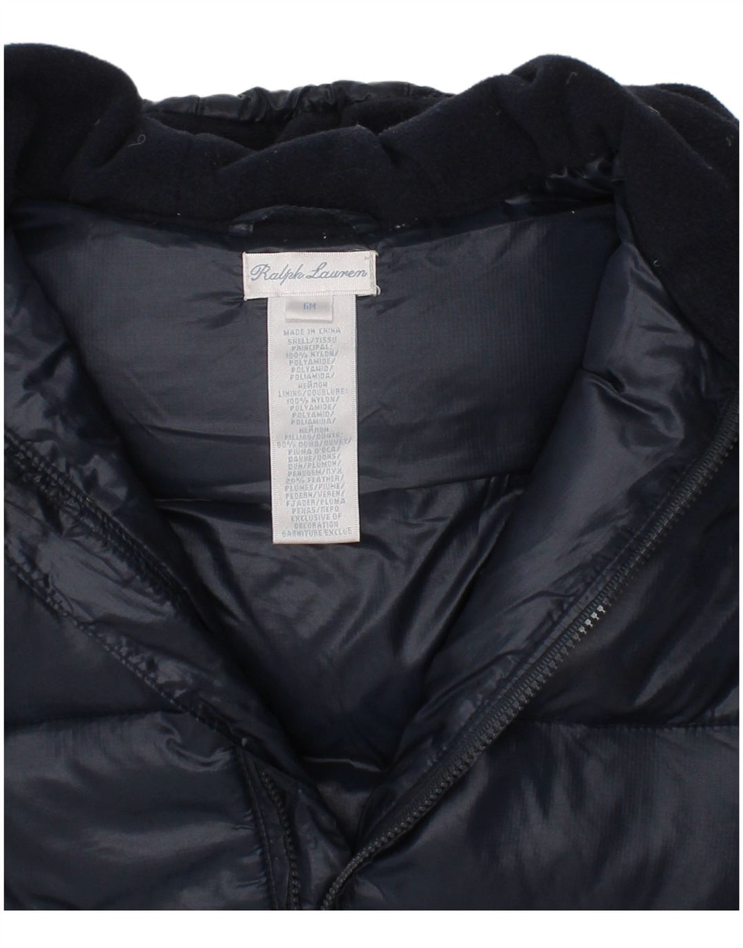 Ralph Lauren Mono acolchado con capucha para bebé niño 3-6 meses azul marino invierno