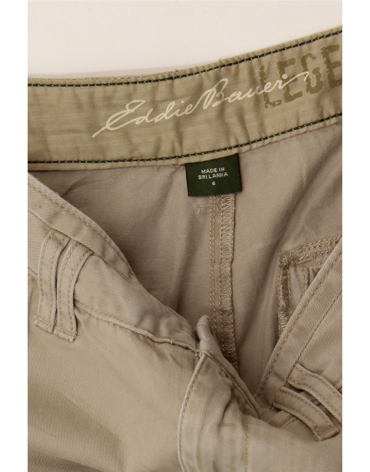 EDDIE BAUER Womens Casual Shorts US 6 Medium W30  Beige Cotton Vintage Eddie Bauer and Second-Hand Eddie Bauer from Messina Hembry 