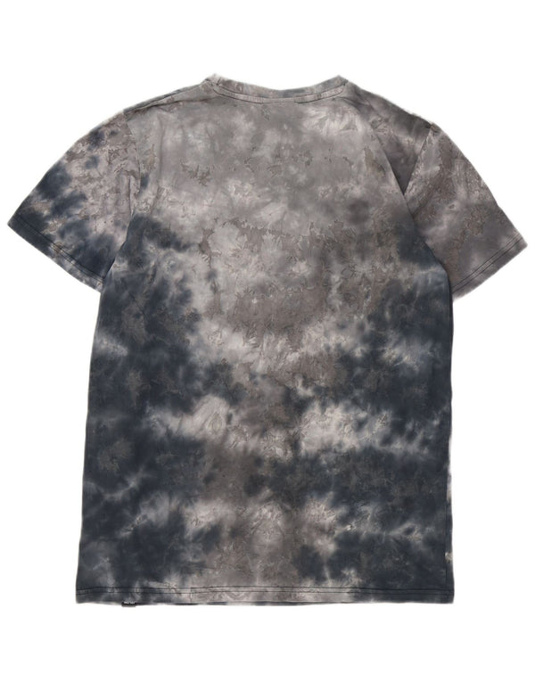 Ellesse Camiseta para mujer Top UK 10 Small Azul marino Tie Dye Algodón