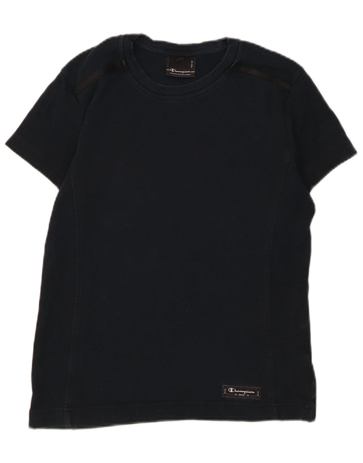 CHAMPION Camiseta de ajuste fácil para mujer UK 44 Large Azul marino