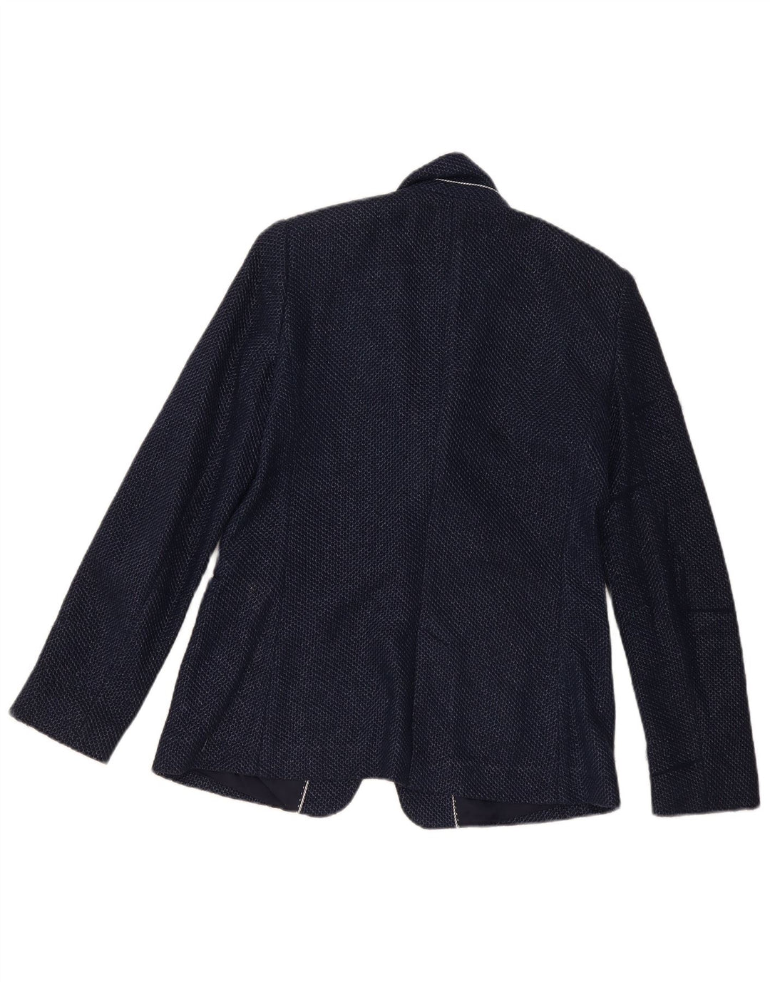 Massimo Dutti Chaqueta Blazer 1 Botón Mujer EU 40 Mediano Azul Marino Algodón