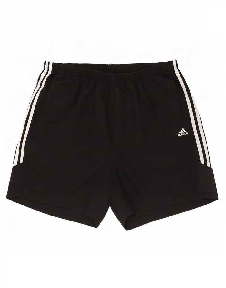 Adidas Pantalones cortos deportivos para hombre XL Negro Poliéster