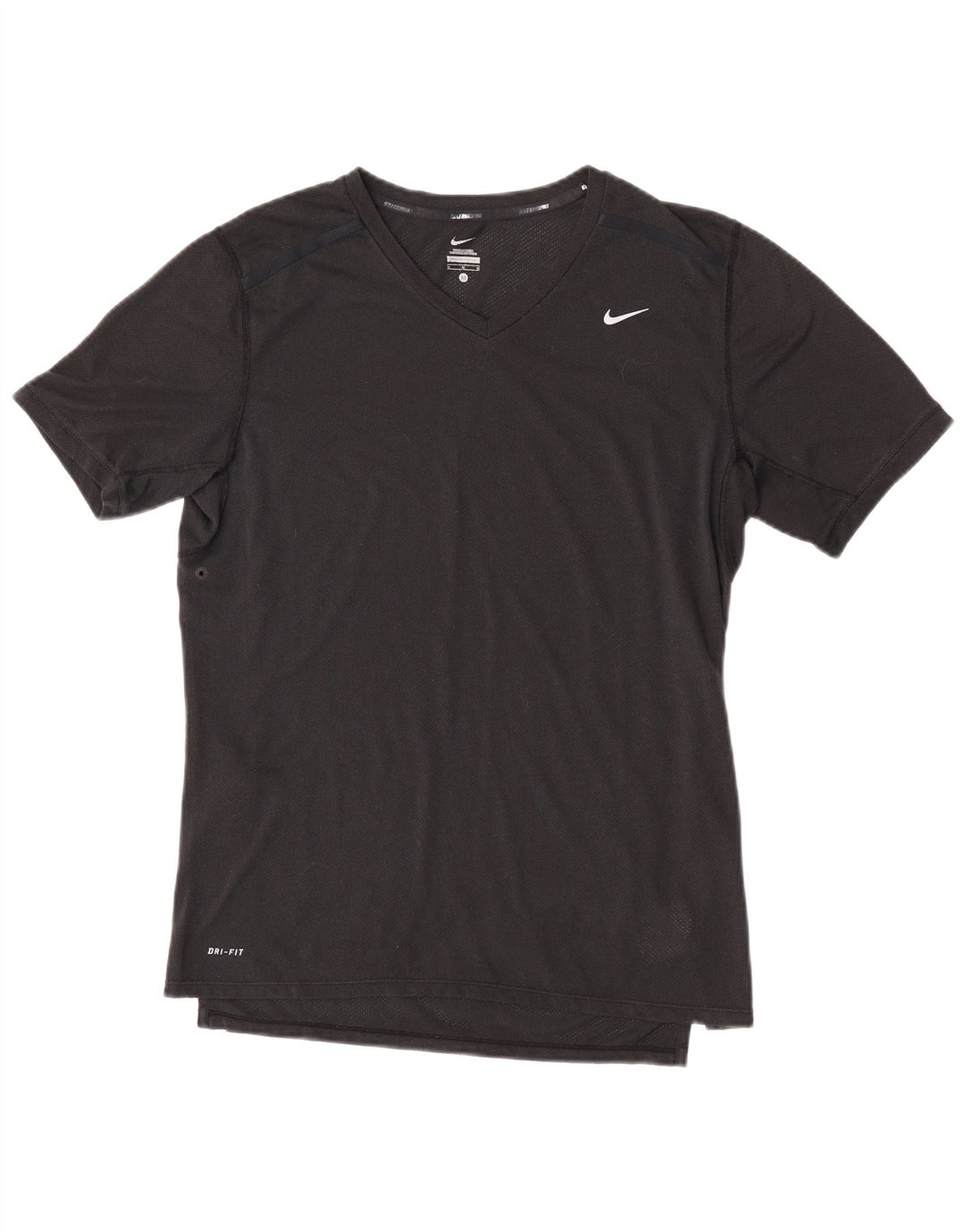 Camiseta Nike Dri Fit para hombre Top Medium Black Poliéster