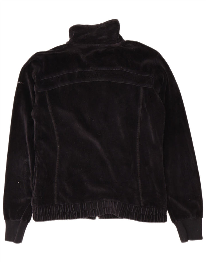 Champion - Chaqueta de chándal de terciopelo para mujer, talla 40, color negro