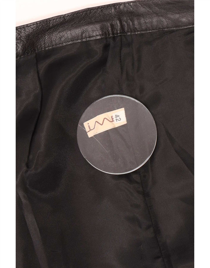 Falda de cuero para mujer Maxime IT 42 Medium W26 Negro
