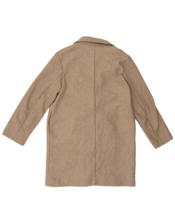 Zara Abrigo Niña 13-14 Años Beige Poliester