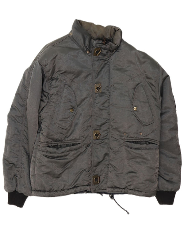 Chaqueta cortavientos para hombre Quarry ES 38 Gris medio Poliamida con bloques de color
