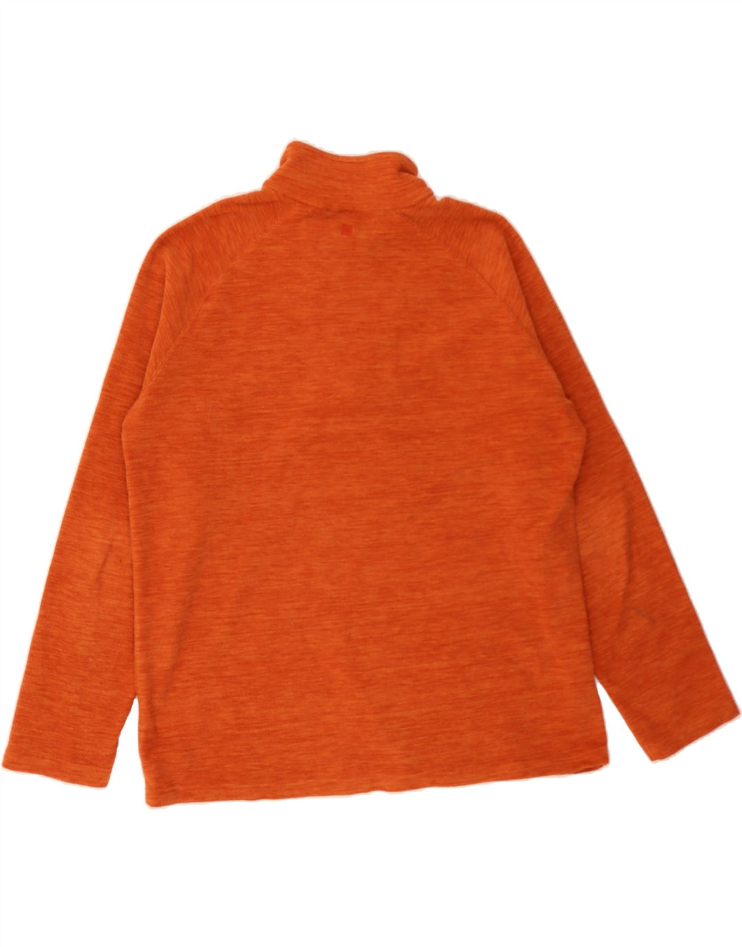 MOUNTAIN WAREHOUSE Mens Zip Neck Fleece Jumper XL Orange Polyester Vintage Mountain Warehouse and Second-Hand Mountain Warehouse from Messina Hembry 