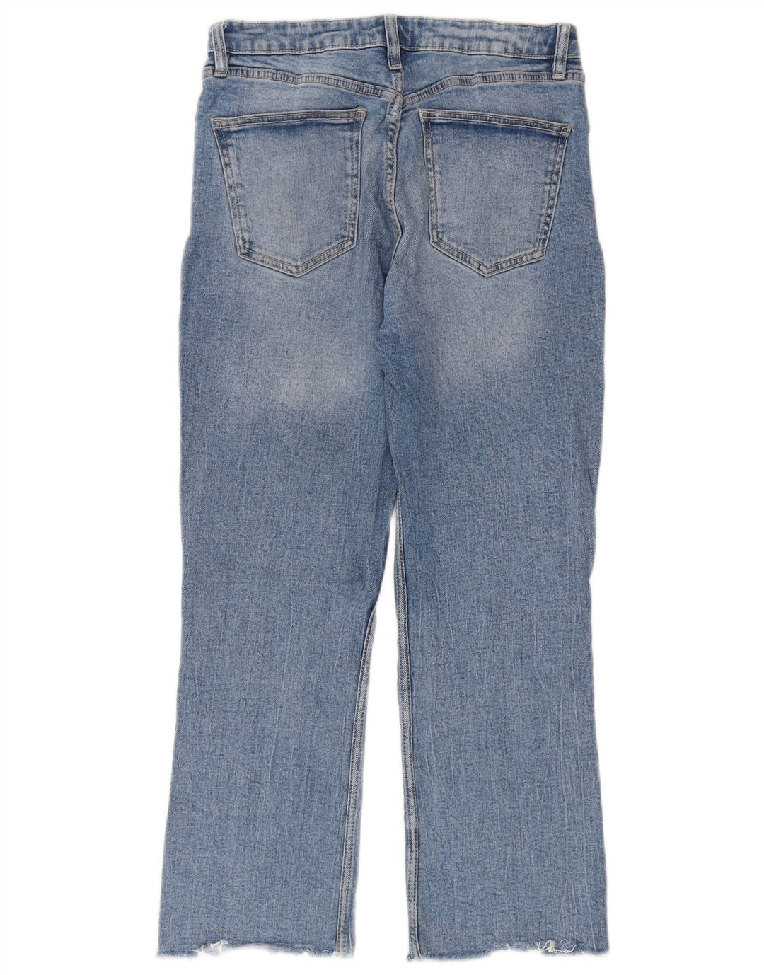 Zara Jeans Cortos Para Mujer EU 38 Small W28 L25 Azul