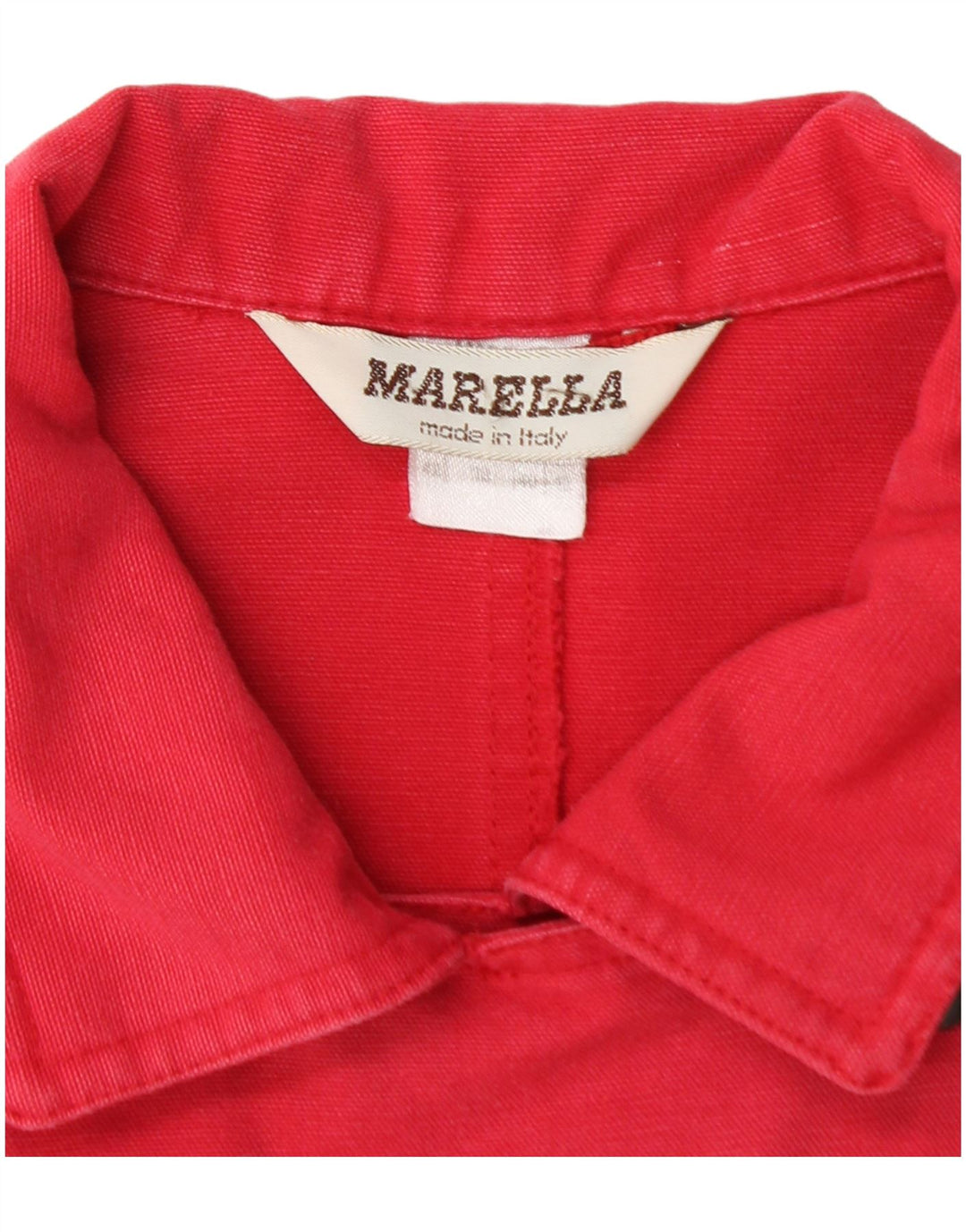 Marella Chaqueta utilitaria de manga 3/4 extragrande para mujer, talla 44, talla M, color rojo