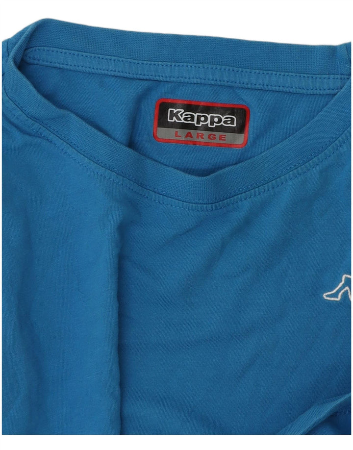 Kappa Hombre Chaleco Top Grande Azul