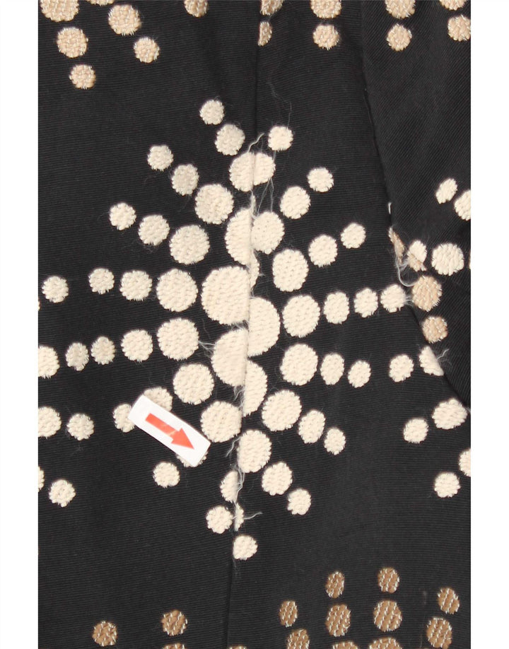 Abrigo Desigual para mujer EU 42 Poliéster geométrico negro grande