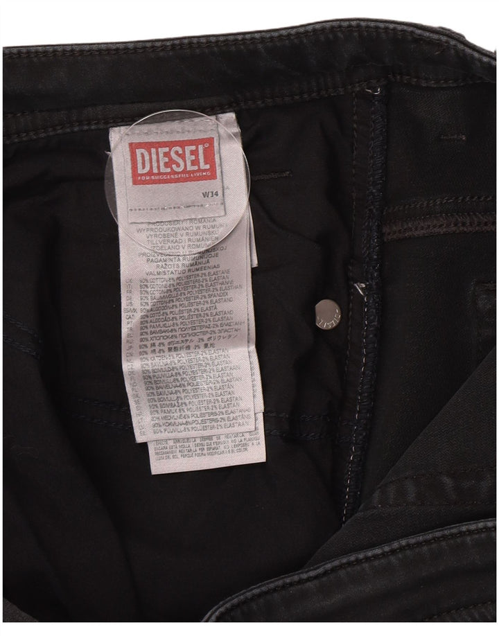 Diesel Vaqueros ajustados para hombre W34 L32 Algodón gris