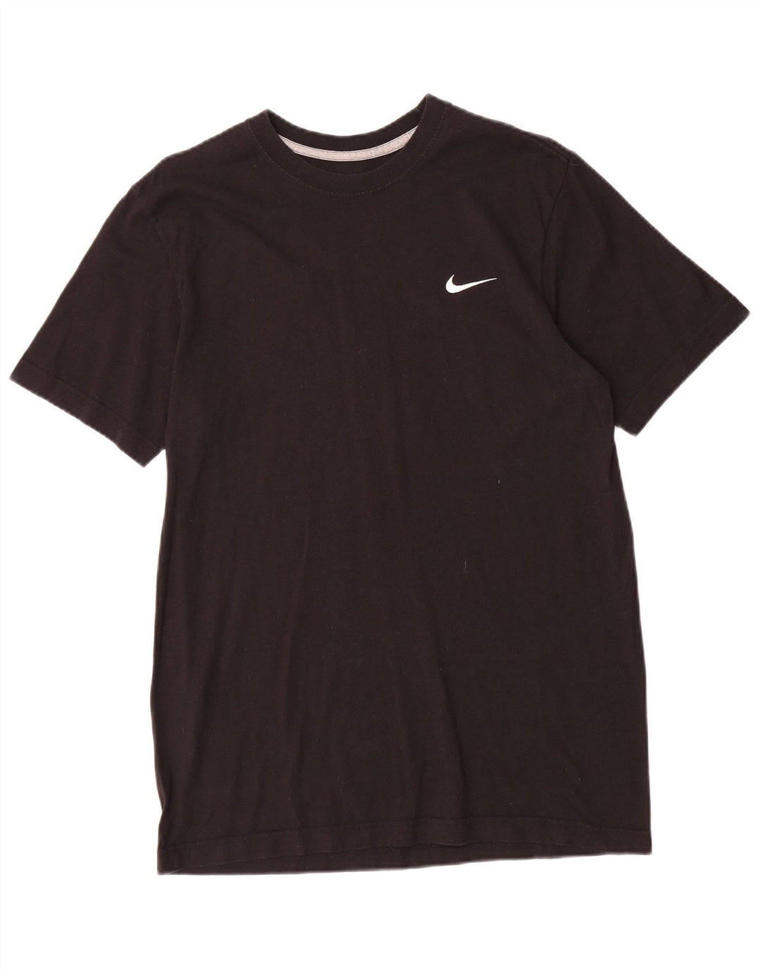 Camiseta NIKE Regular Fit para hombre, talla mediana, algodón negro