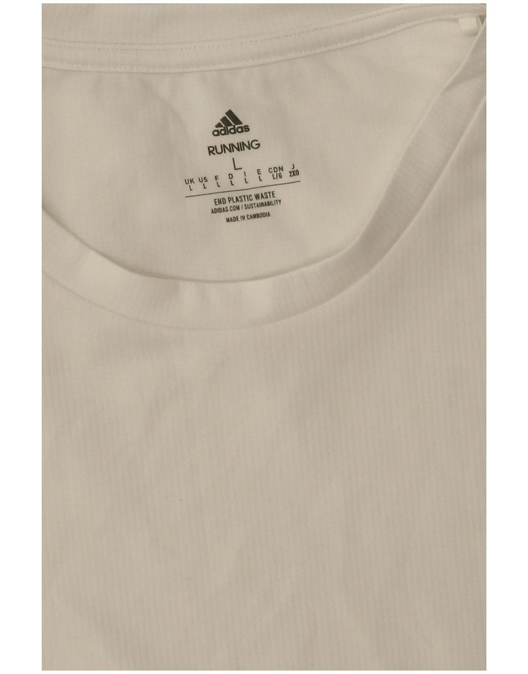 Adidas - Camiseta gráfica Aeroready para hombre, talla grande, poliéster blanco