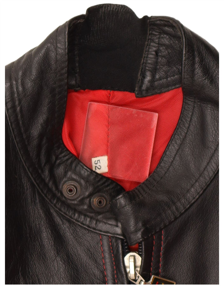 Dainese Chaqueta Racer De Cuero Para Hombre IT 52 Large Cuero Color Block Rojo