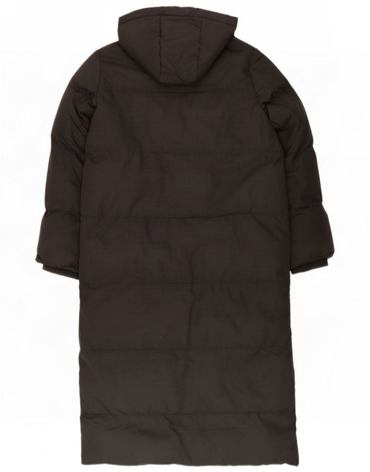 Abrigo acolchado extragrande con capucha para mujer de French Connection UK 40 Pequeño Negro