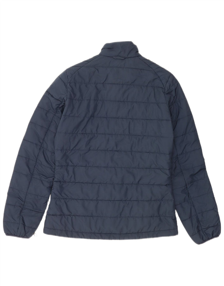 Jack Wolfskin Chaqueta acolchada con forro para mujer UK 8/10 Small Azul marino Poliéster
