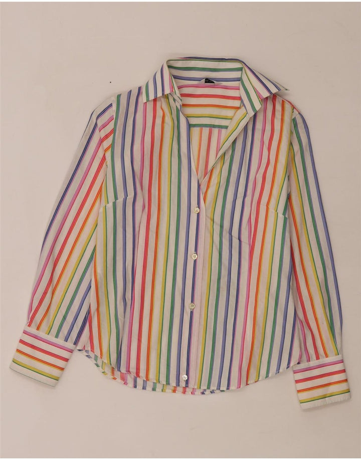Camisa Paul Smith Mujer IT 42 Medium Algodón Rayas Multicolor