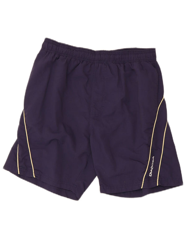 Diadora Pantalón Corto Deportivo Hombre Medium Azul Marino Poliamida