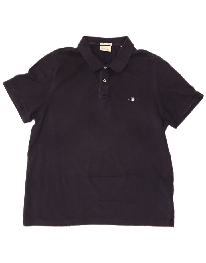 Gant Polo Hombre 2XL Azul Marino Algodón
