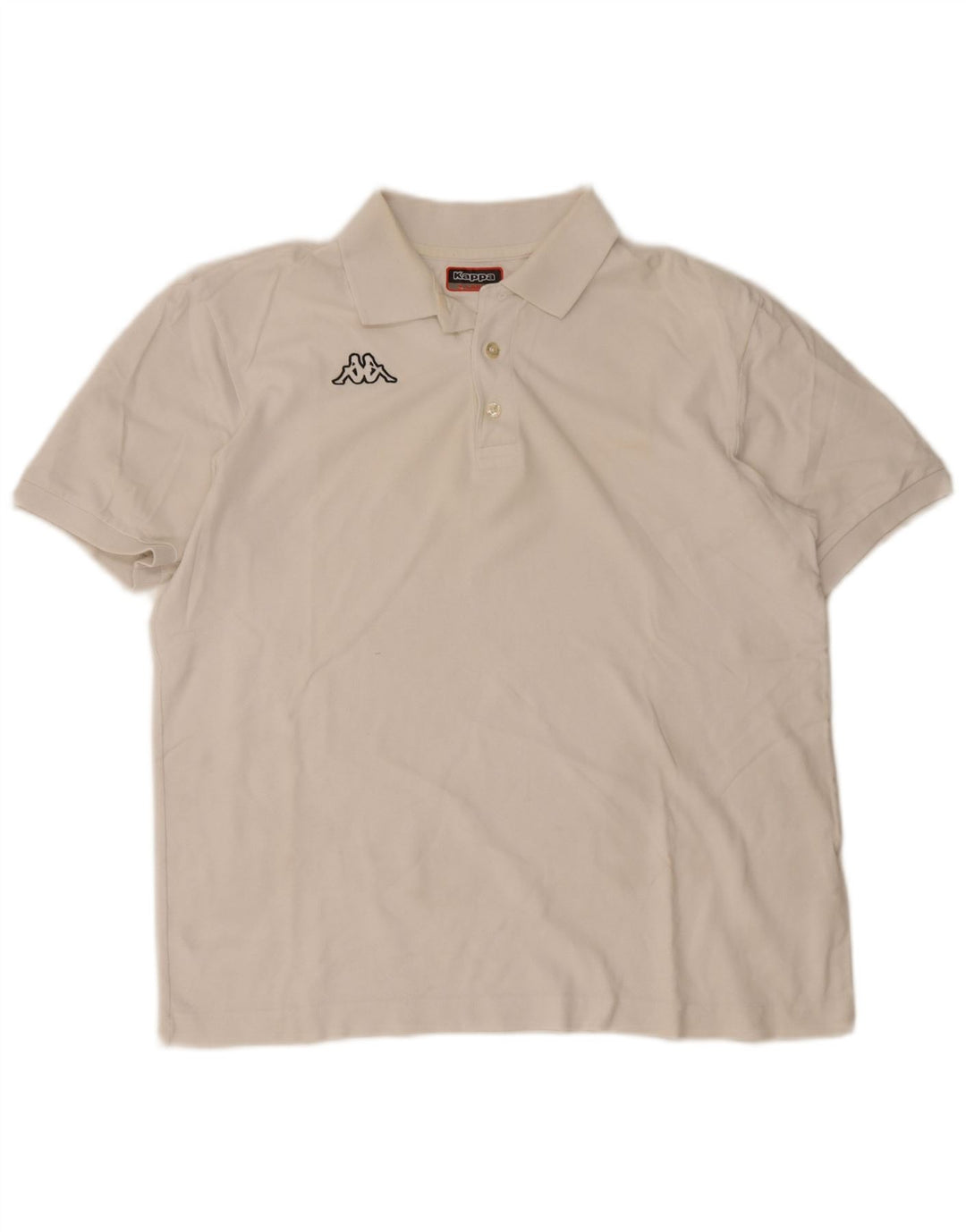 Kappa Polo Hombre XL Blanco Algodón