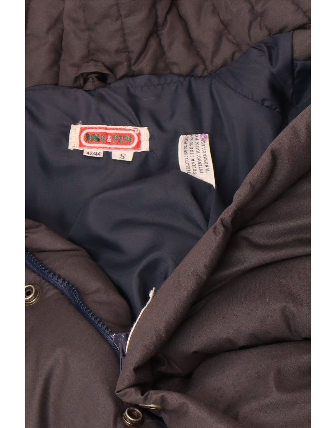 Venta E Pepe Abrigo acolchado para hombre UK 36 pequeño gris poliéster