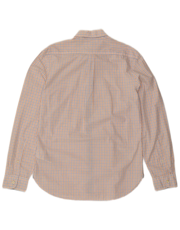 Dockers Camisa Entallada De Algodón A Cuadros Blanco Mediano Hombre