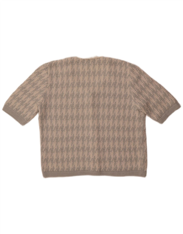 Giesswein Cárdigan para mujer EU 38 Medium White Houndstooth