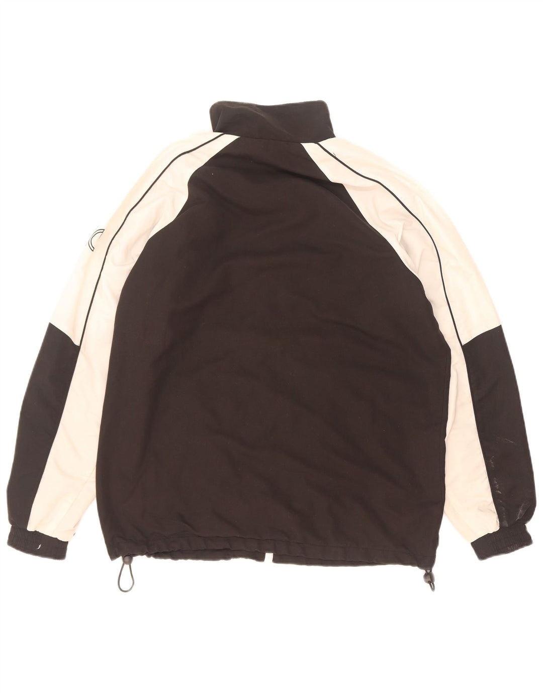 Asics Hombre Graphic Chándal Top Chaqueta Pequeña Negro Colorblock Poliéster