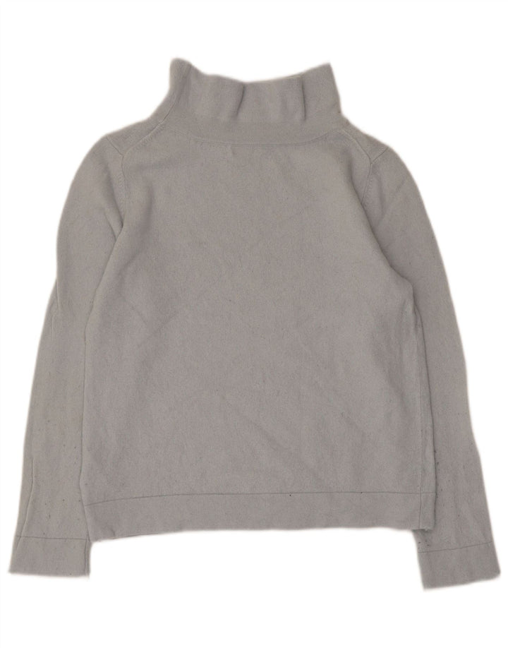 Hobbs - Jersey con cuello vuelto para mujer, talla 40, talla grande, lana gris