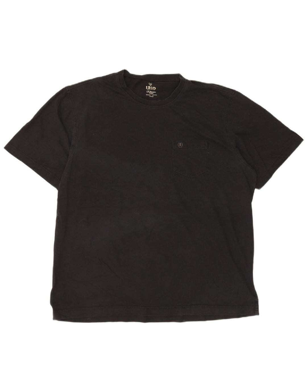 Izod Camiseta Hombre Top XL Algodón Negro