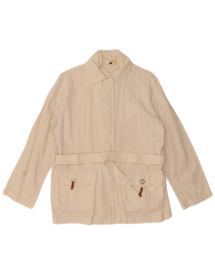 Fay Chaqueta utilitaria para mujer UK 44 Medium Off White