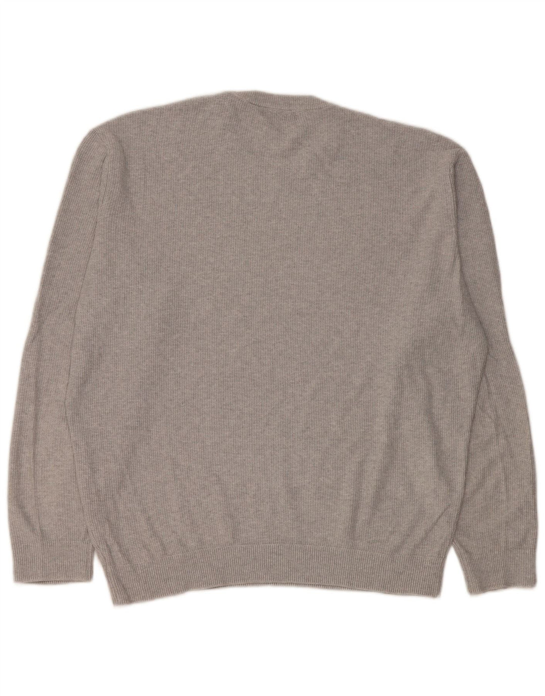 Zara Hombre Jersey De Cuello Redondo Jersey Grande Gris