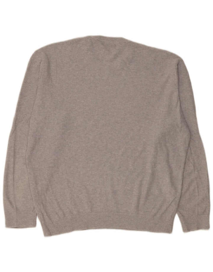 Zara Hombre Jersey De Cuello Redondo Jersey Grande Gris