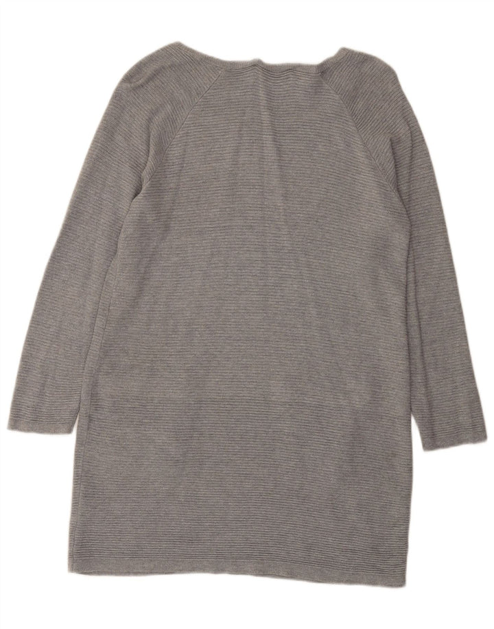 Marks & Spencer Vestido tipo jersey extragrande para mujer UK 10 Small Viscosa gris