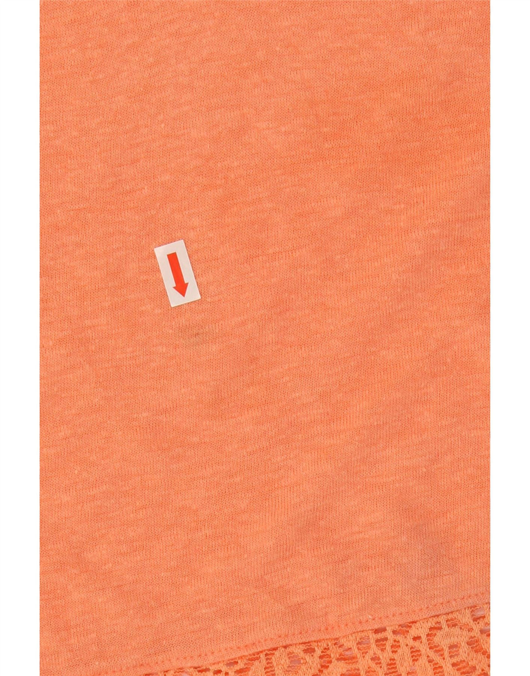Marks & Spencer Camiseta Corta de Gran Tamaño para Mujer UK 10 Small Naranja