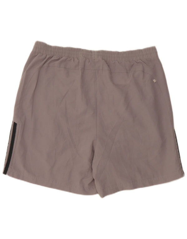 Pantalón Corto Deportivo Adidas Hombre Gris Medio Poliéster