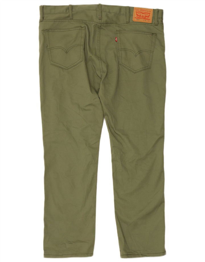 Levi's Mens 511 Slim Casual Pantalones W40 L30 Verde Poliéster