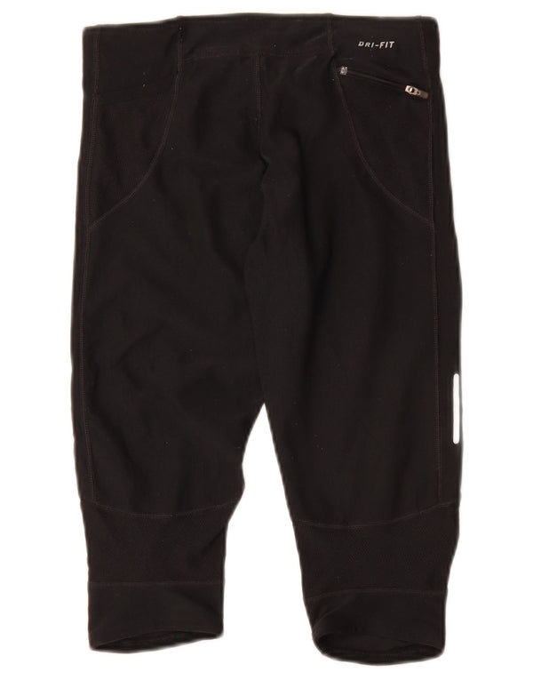 Nike - Pantalones cortos deportivos Dri Fit Bermuda para mujer, talla 4, XS, poliéster negro