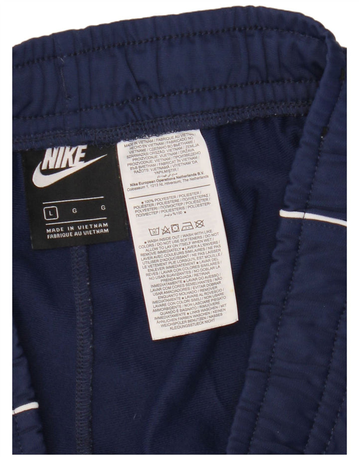 Nike - Pantalones de chándal para hombre, color azul marino, poliéster