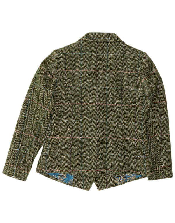 Joe Browns Chaqueta tipo blazer de 5 botones para mujer UK 44 Grande Pata de gallo verde